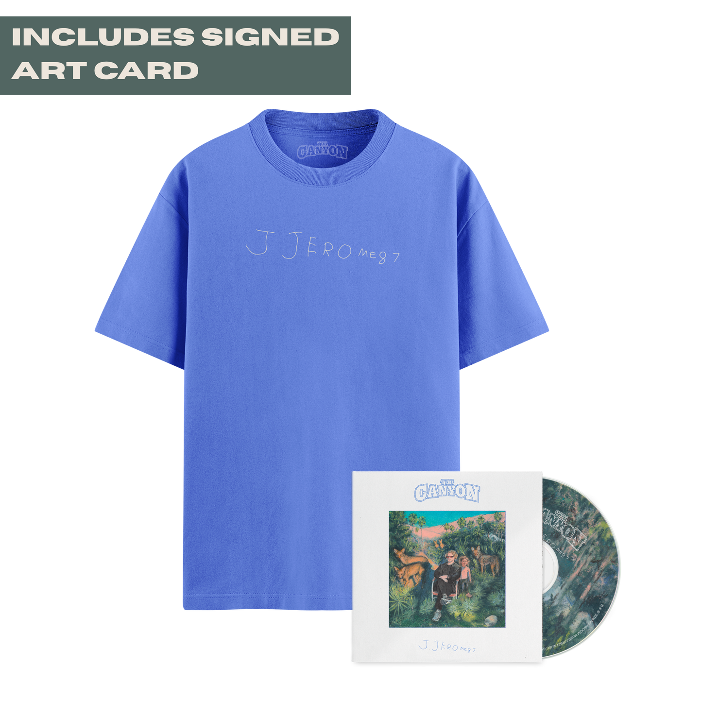 JJerome87 Logo Tee & Choose Your Album Format