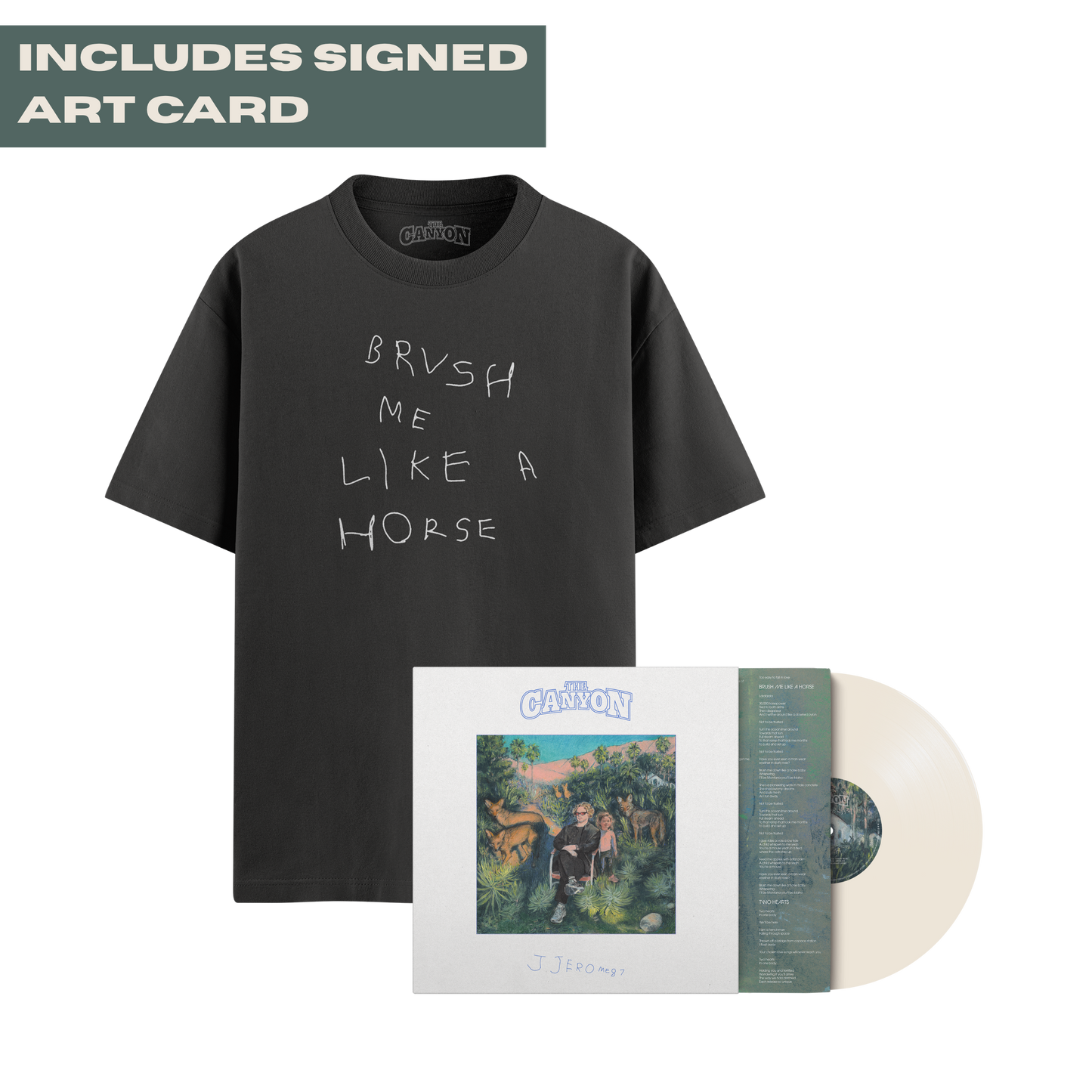 Black Horse Tee & Choose Your Album Format